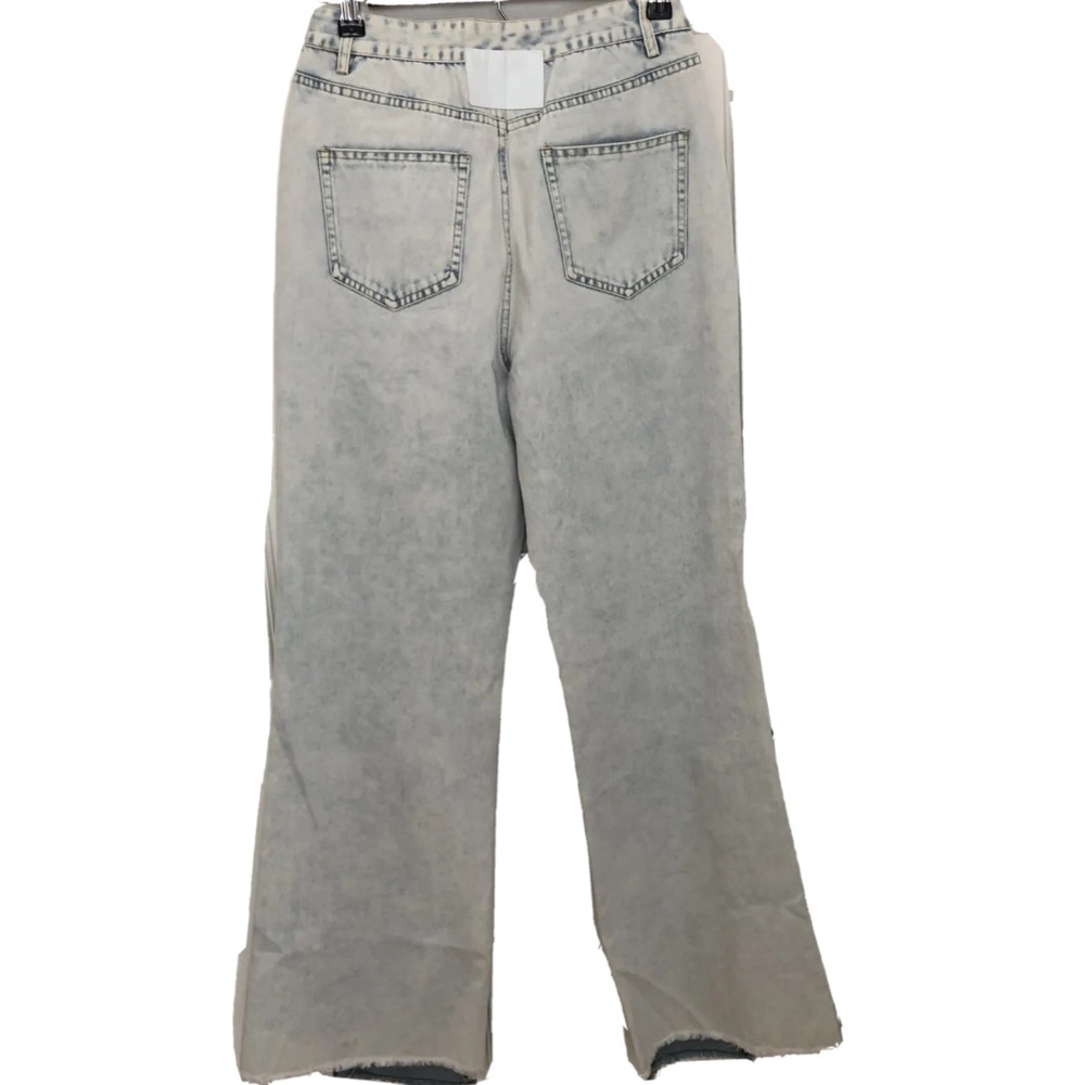Marigold Shadows SAWAKO LOOSE DENIM WIDE LEG PANTS - Picture 6 of 11